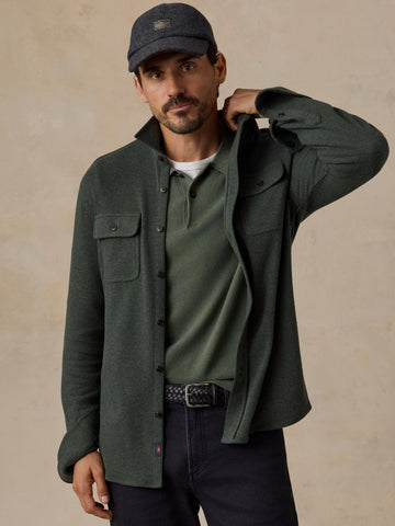 Legend Sweater Shirt - Fall Evergreen Twill