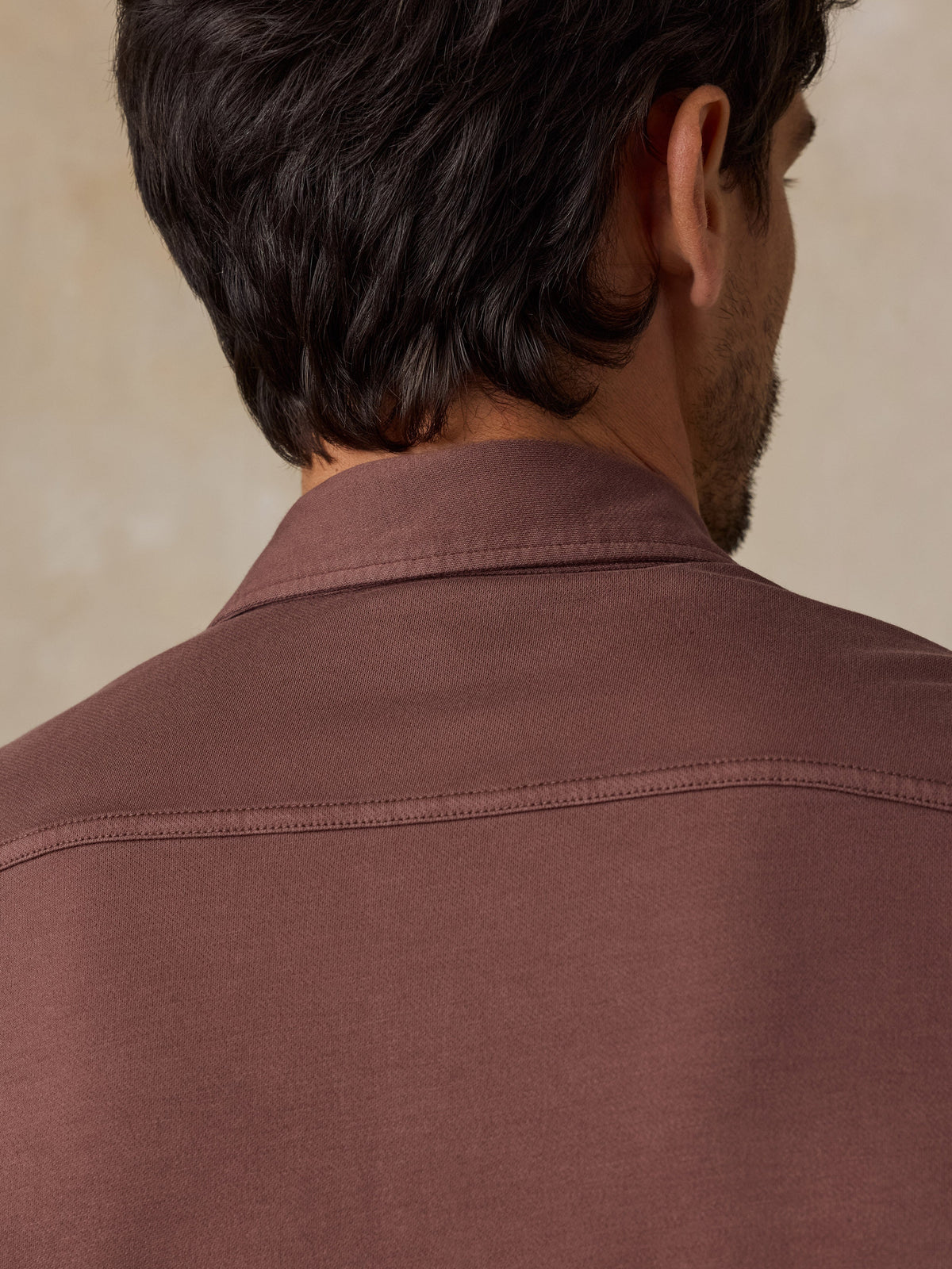Field Knit Shirt - Island Chestnut