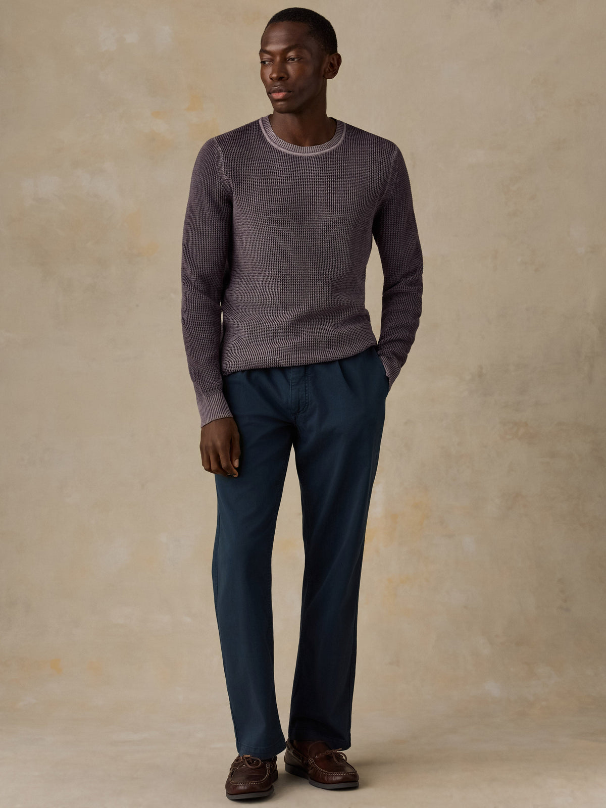 Sunwashed Crewneck Sweater - Lilac Twilight