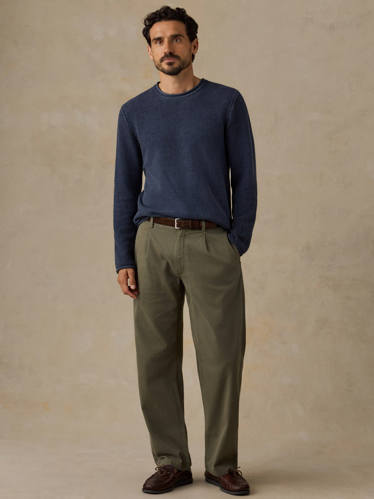Sunwashed Dockside Sweater - Abyss Navy