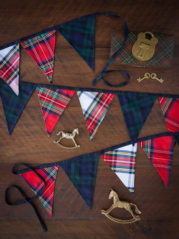 Mixed Tartan Flag Bunting