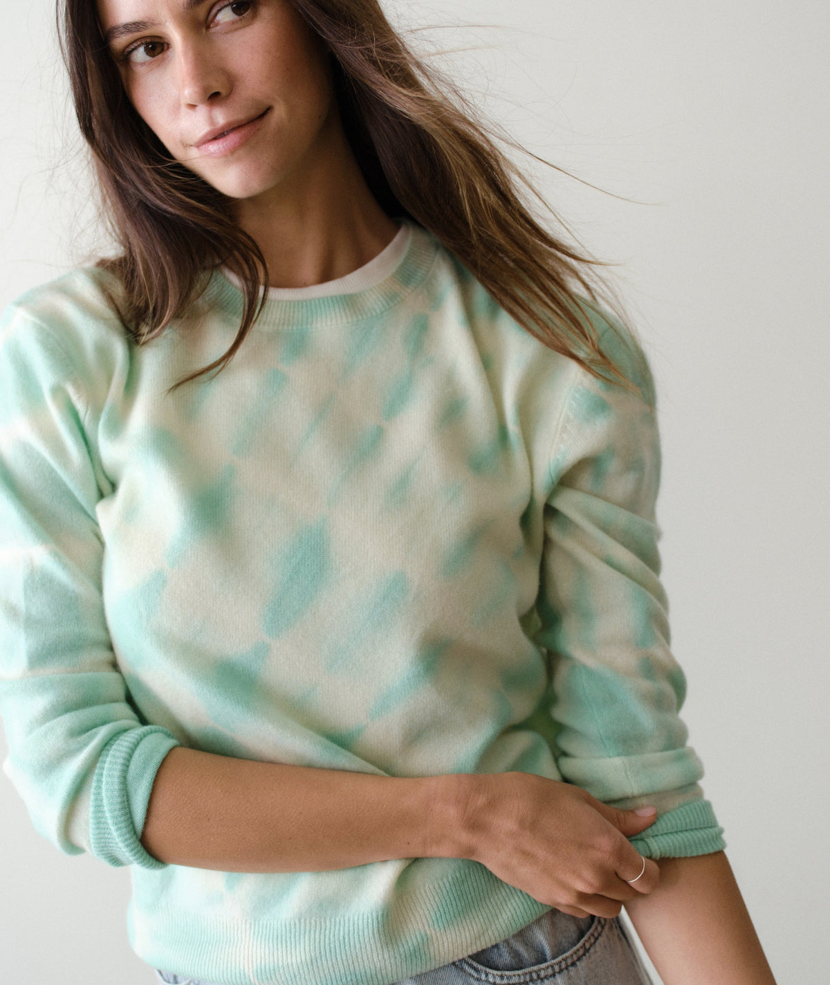 Harper Cashmere Tie Dye Sweater
