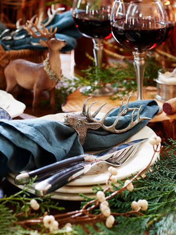 Pewter Elk Napkin Rings