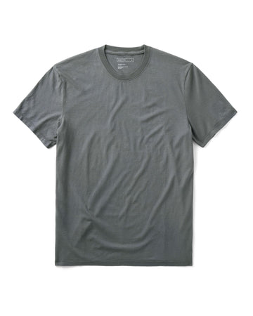 The Cotton Hemp Tee in Faded Black