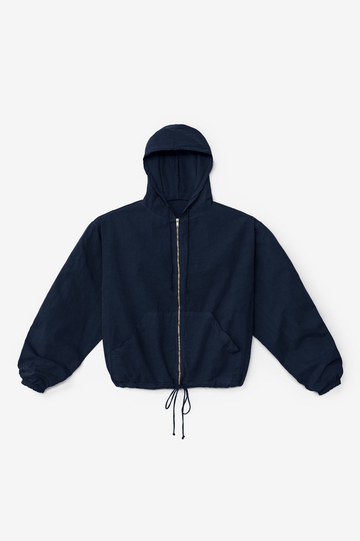 RJC410GD - Cotton Poplin Zip-Up Hooded Jacket