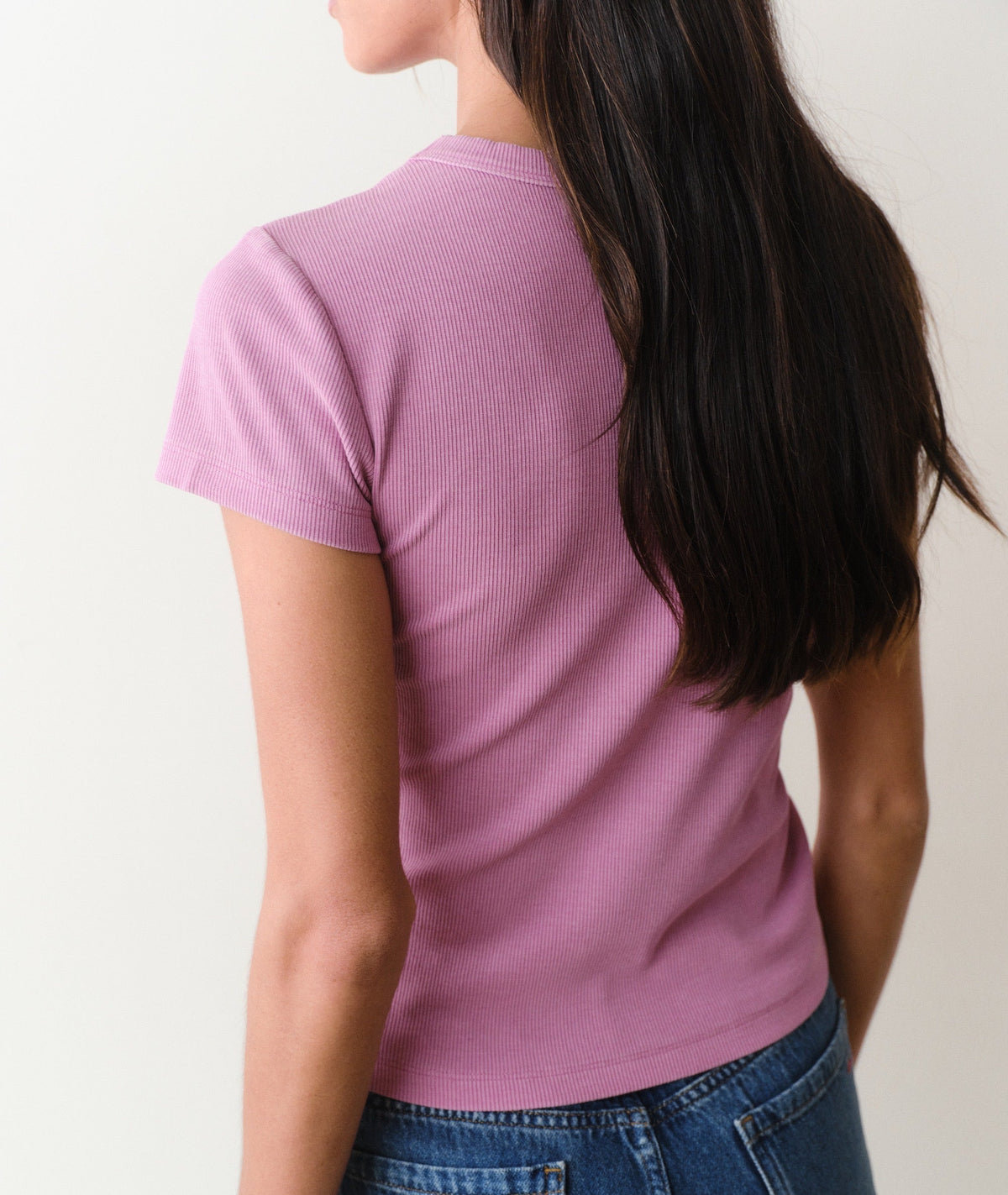 Lexi Rib Sun-In Crew Tee