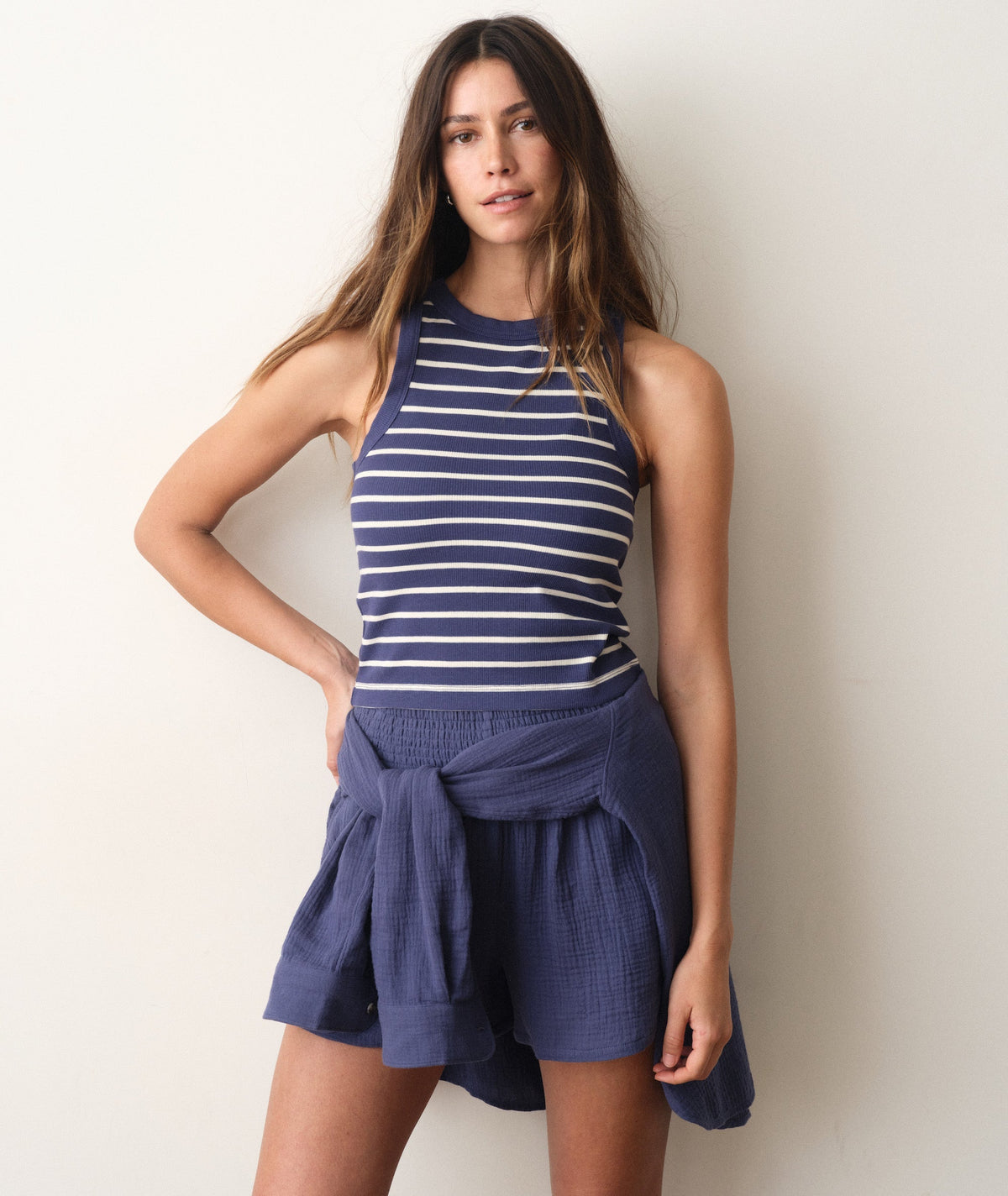 Lexi Rib High Neck Tank