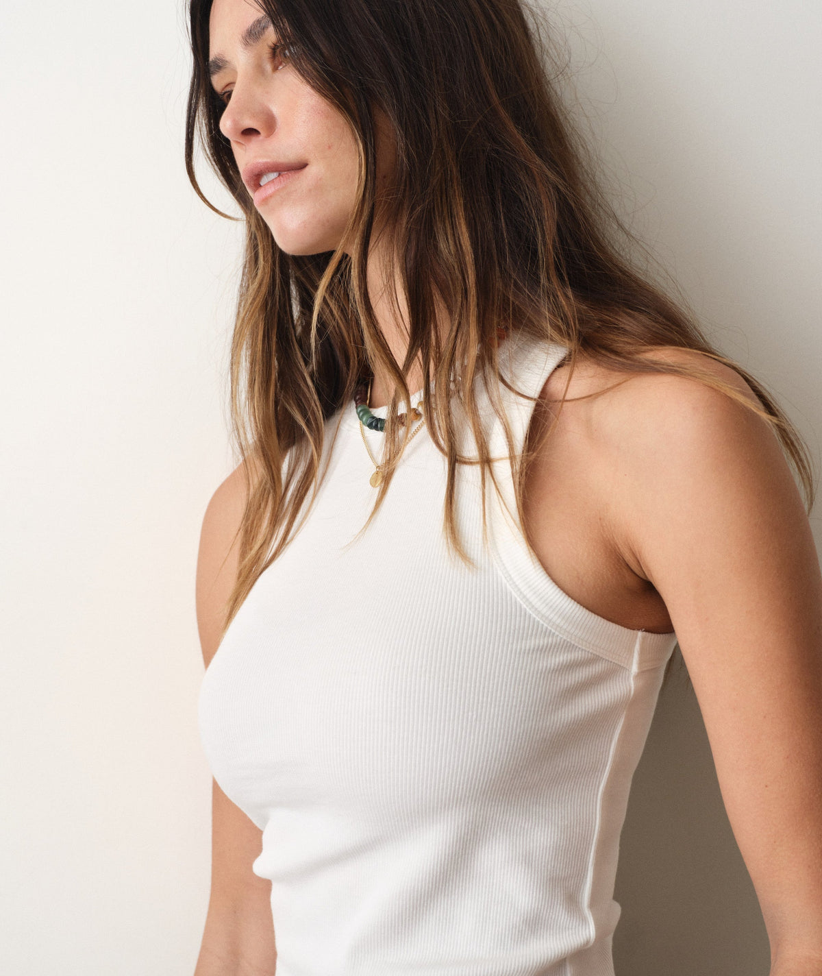 Lexi Rib High Neck Tank