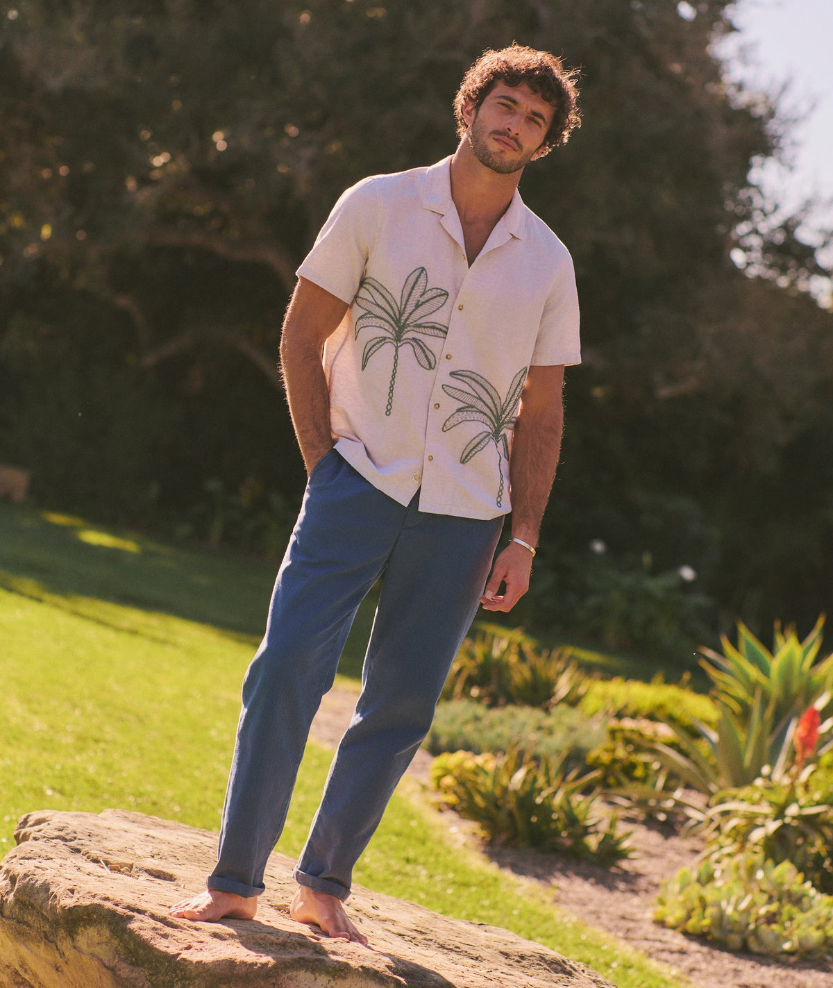 Embroidered Resort Shirt