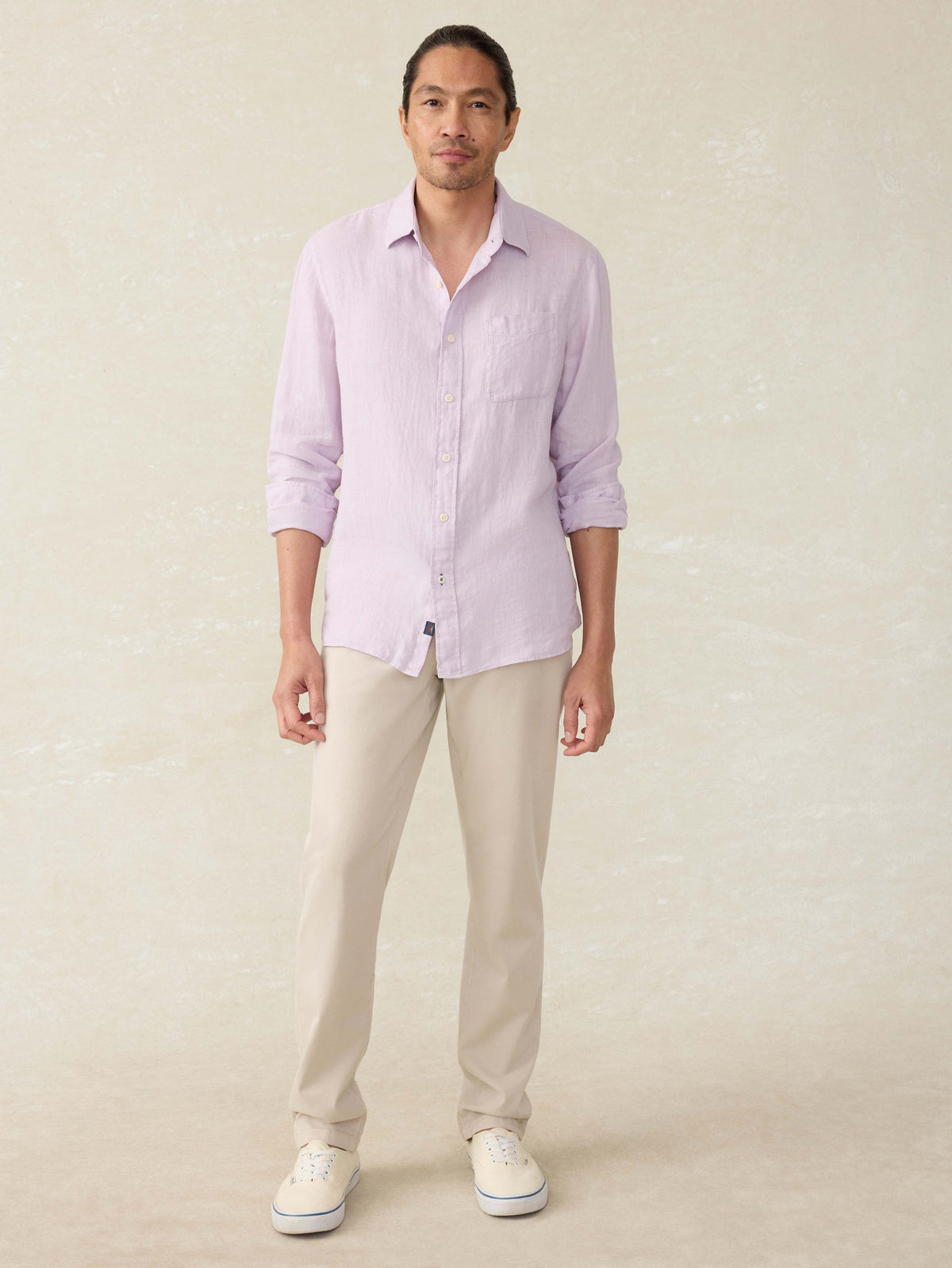 Laguna Linen Shirt - Wisteria