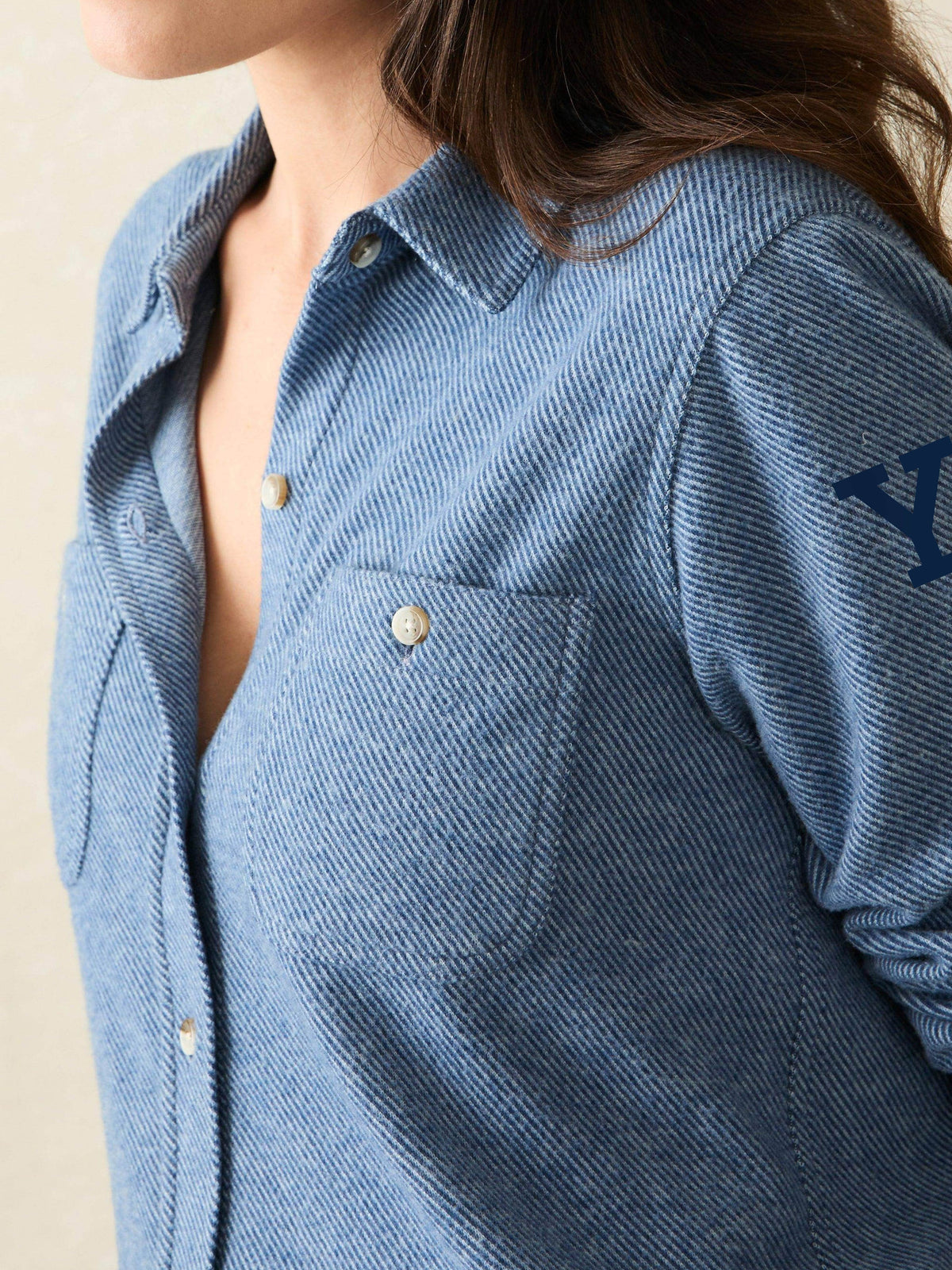 Yale Legend Sweater Shirt - Glacier Blue Twill