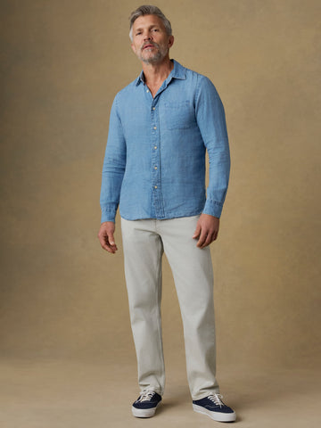 Organic Cotton Denim - Birch