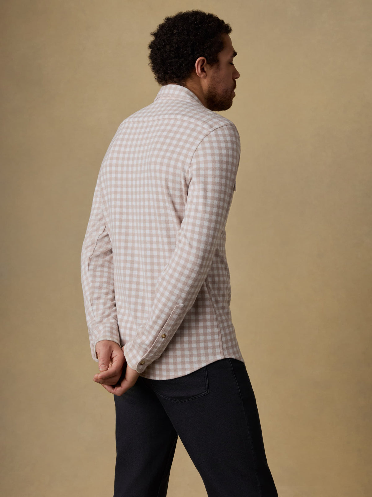 Legend Sweater Shirt - Shore Tan Gingham