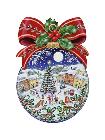 Snowy Night Bauble Puzzle Cracker