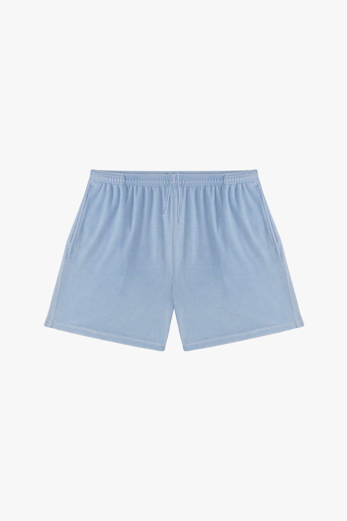 VLR442GD - Garment Dye Velour Mid-Length Wide Short
