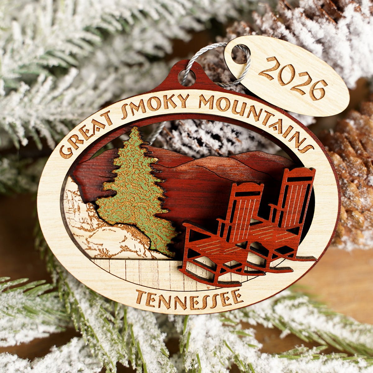 Great Smoky Mountains Rockers Ornament