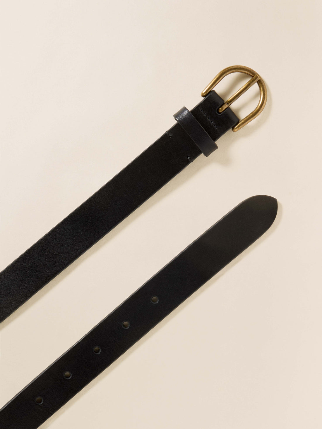 East End Leather Belt - Black