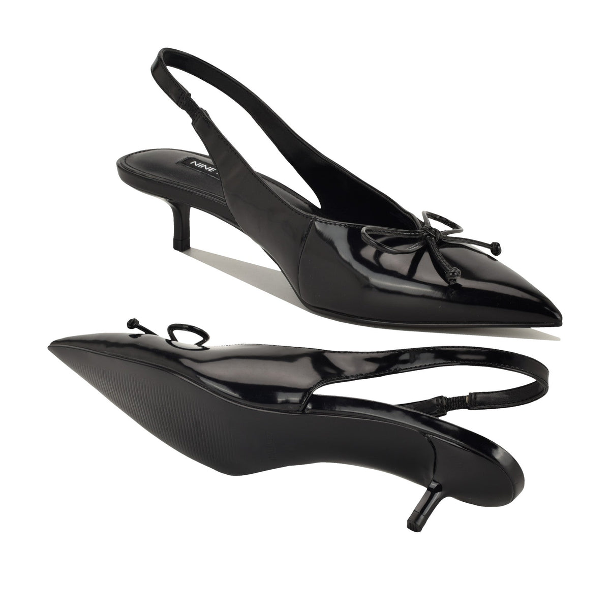 Evaa Kitten Heel Slingback Pumps
