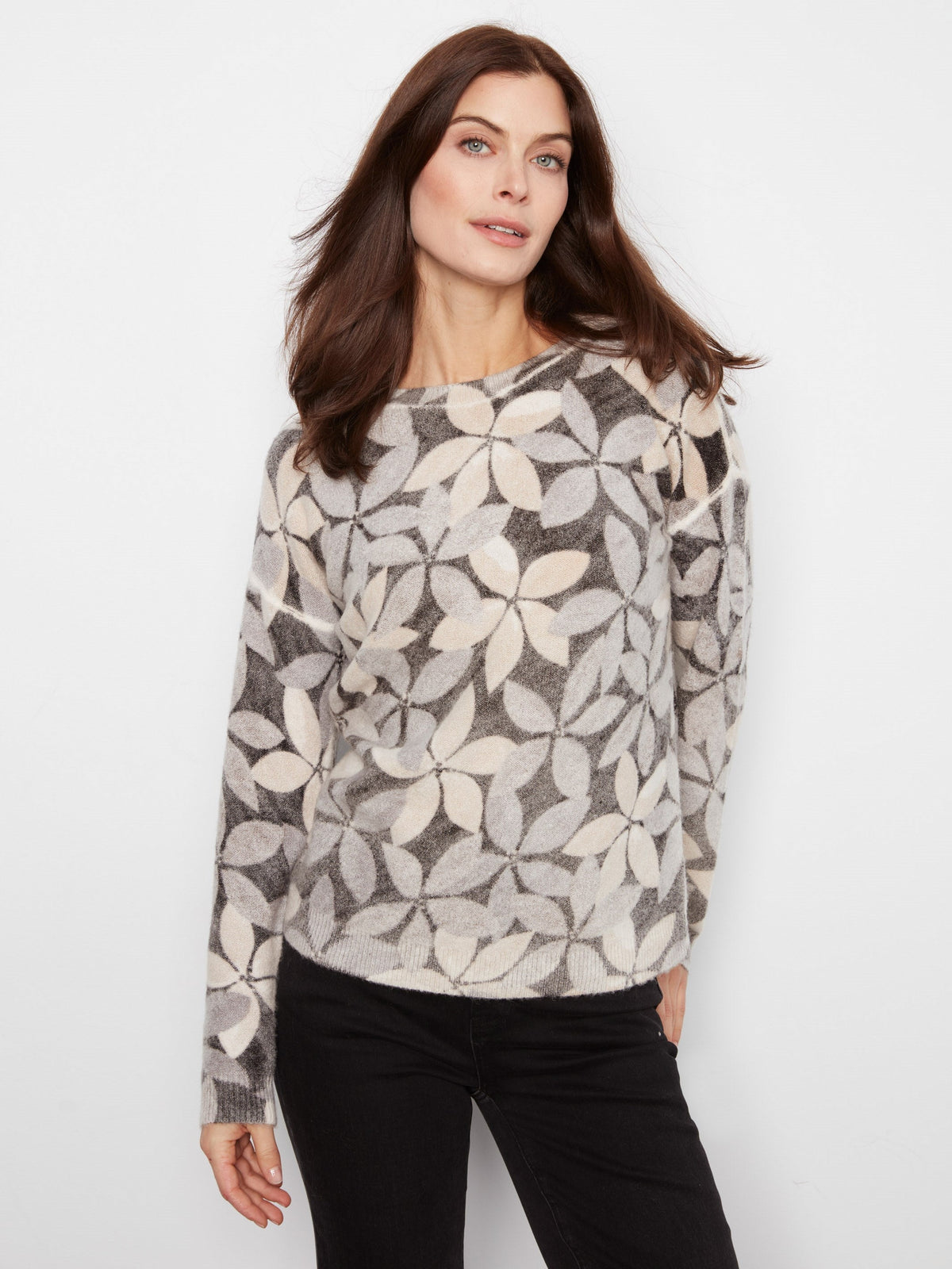 Reversible Printed Sweater - Selva