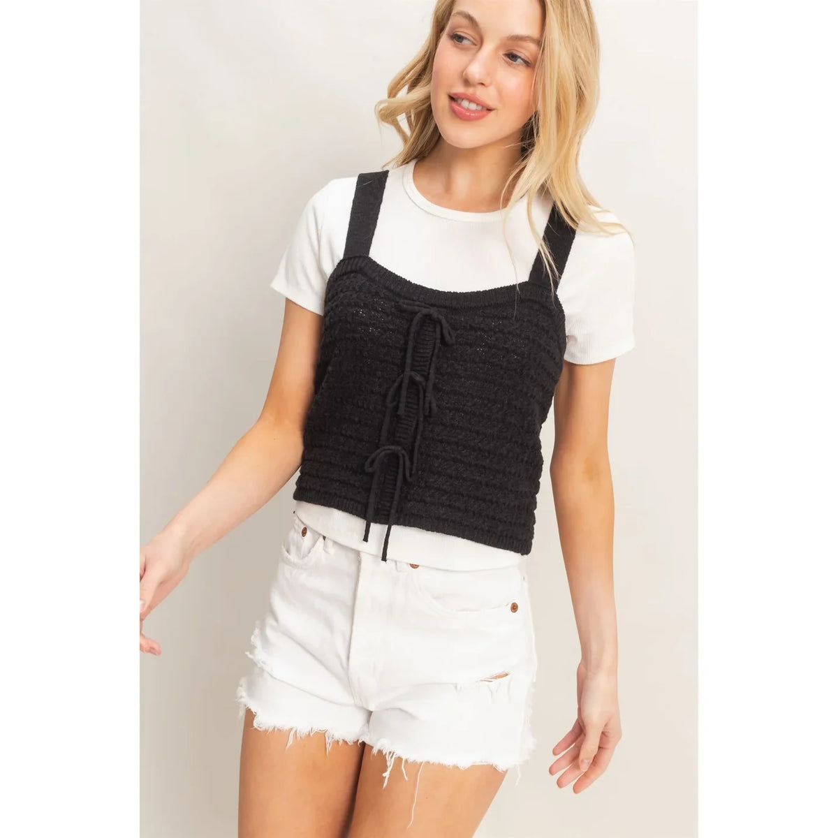 TEXTURED KNIT TANK