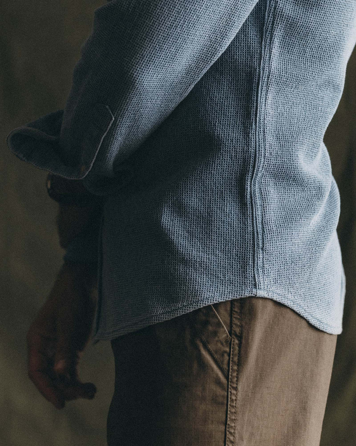 The Jack in Washed Indigo Waffle