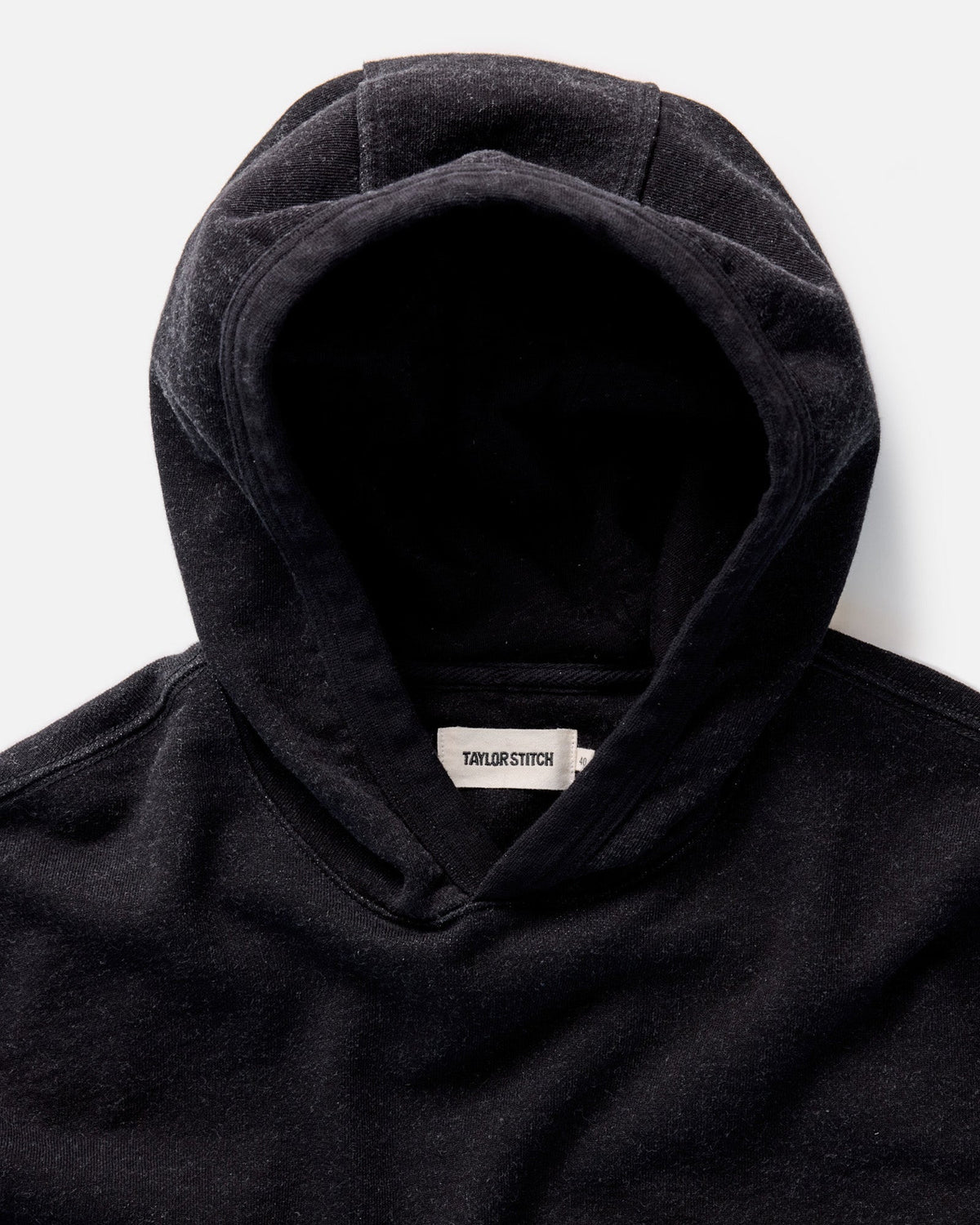 The Sunset Hoodie in Black Indigo Terry