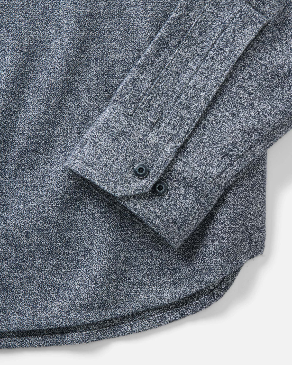The Tiller Half Zip in Greyscale Hemp Jaspe