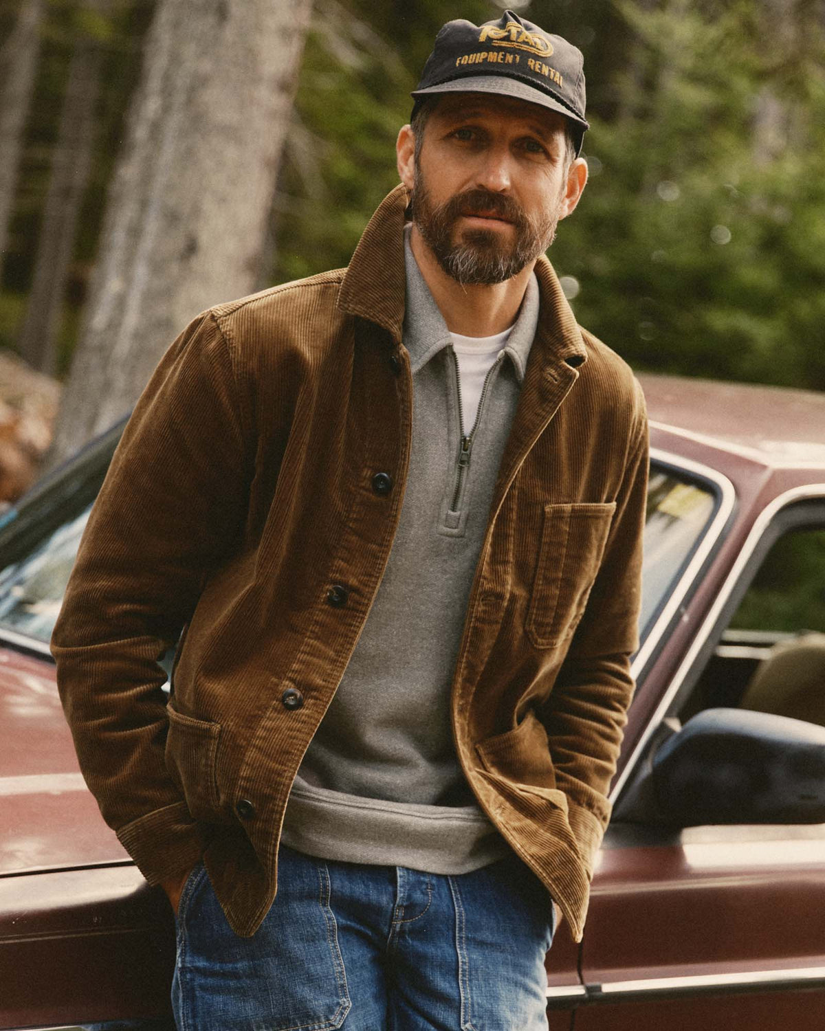 The Ojai Jacket in Bourbon Corduroy