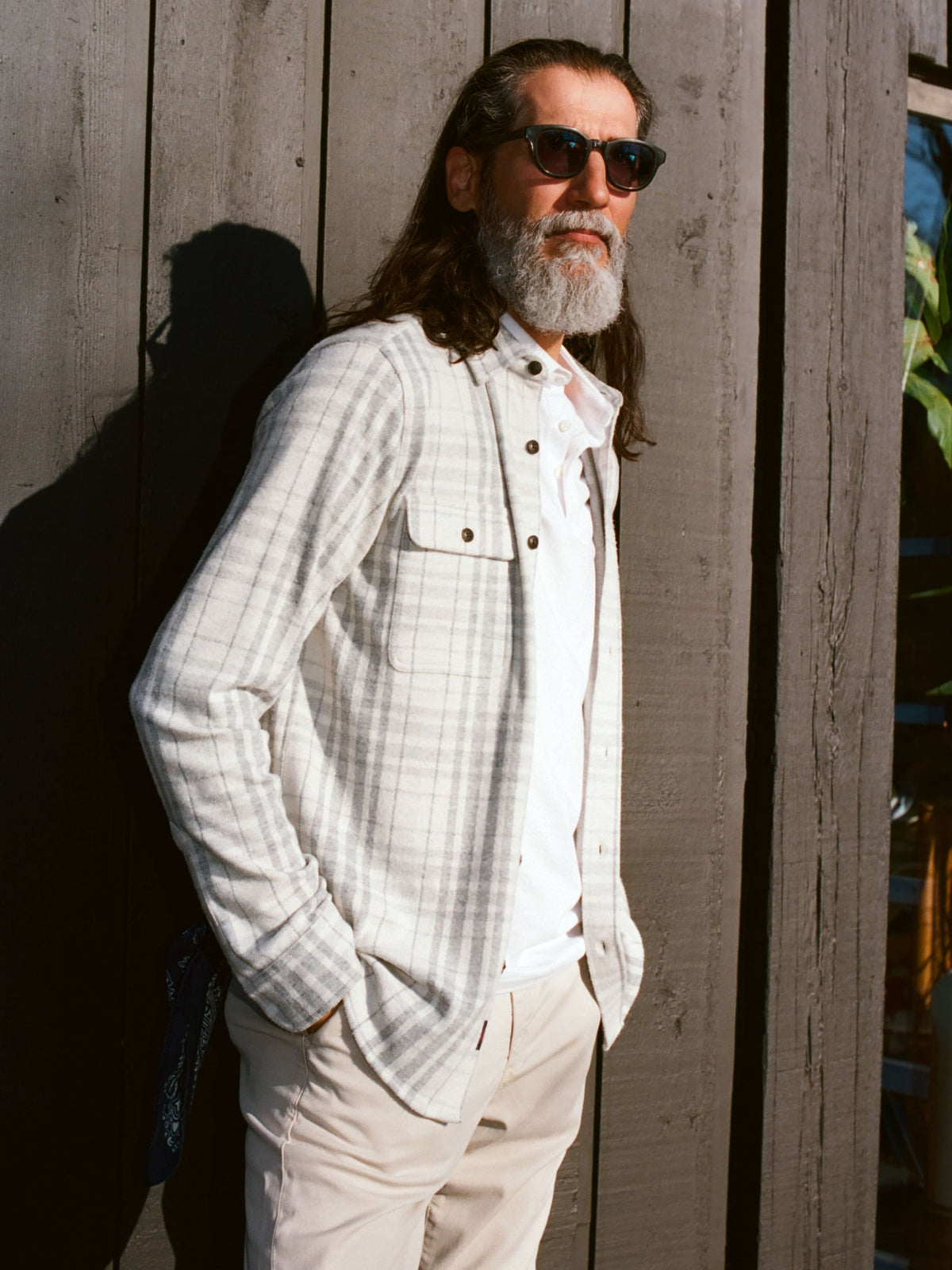 Legend Sweater Shirt - Cloud Ridge Plaid