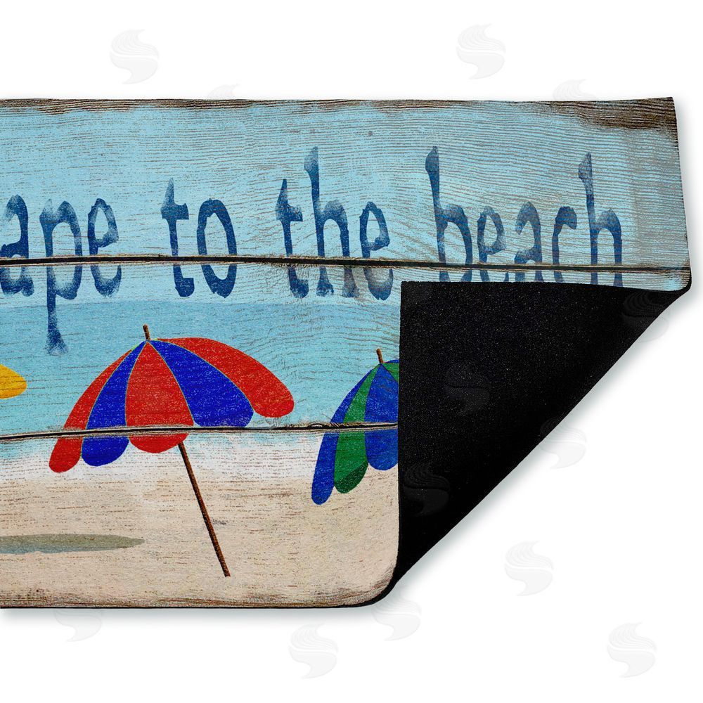 Gail Fraser | Rustic Escape To Beach Non-Woven Door Mat