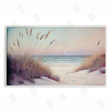 Sasha | Smooth Sunset Beach Dunes Plush Bath Mat