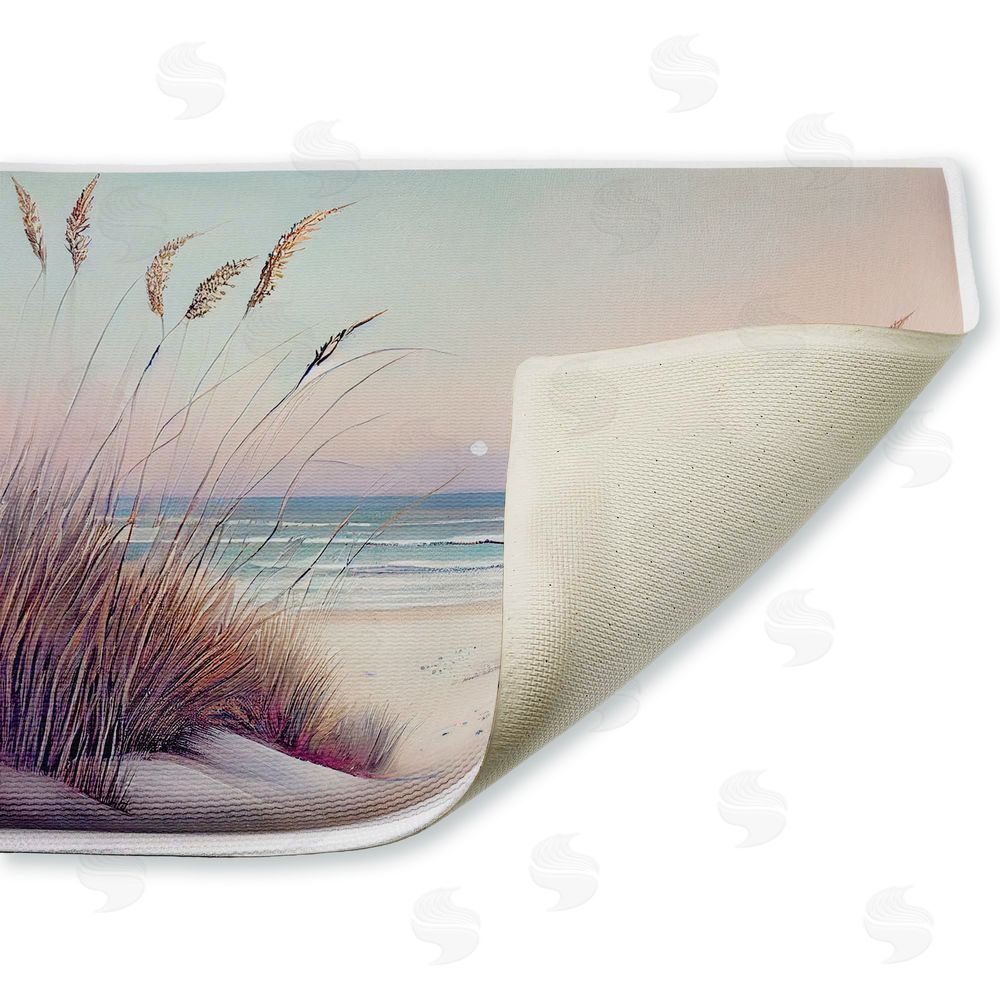Sasha | Smooth Sunset Beach Dunes Plush Bath Mat