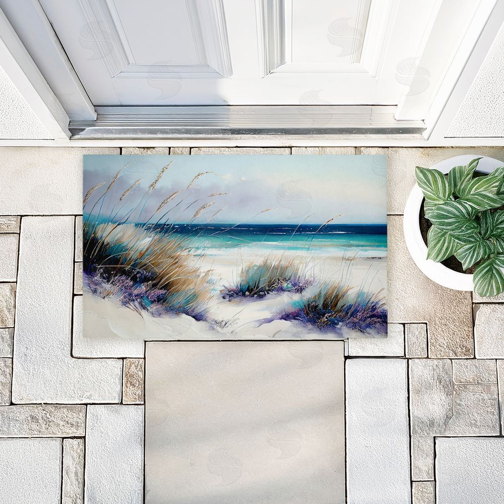 Sasha | Windblown Beach Grasses Non-Woven Door Mat