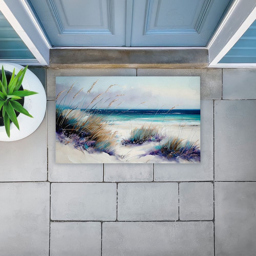 Sasha | Windblown Beach Grasses Non-Woven Door Mat