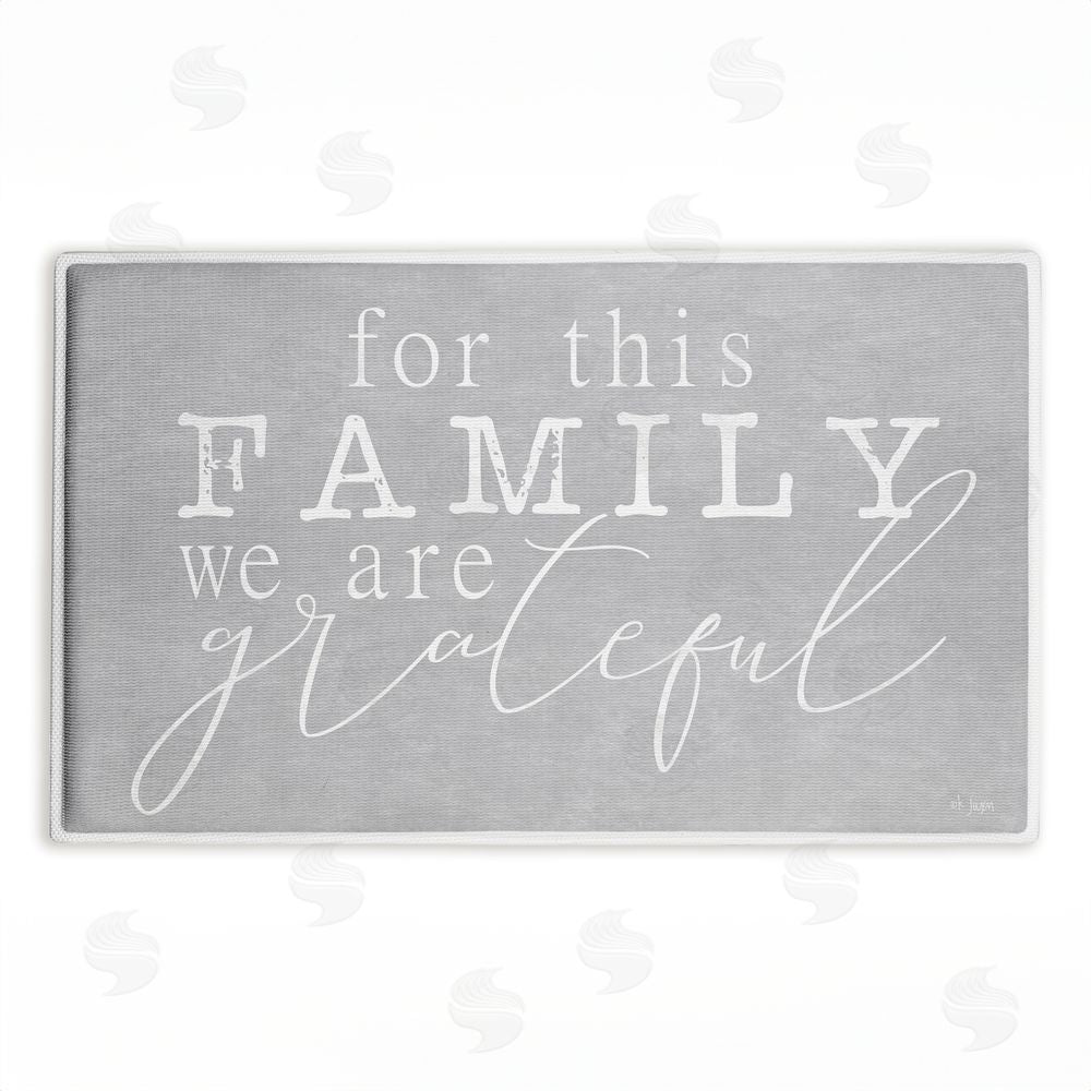 Jaxn Blvd. | For This Family Gratitude Plush Bath Mat