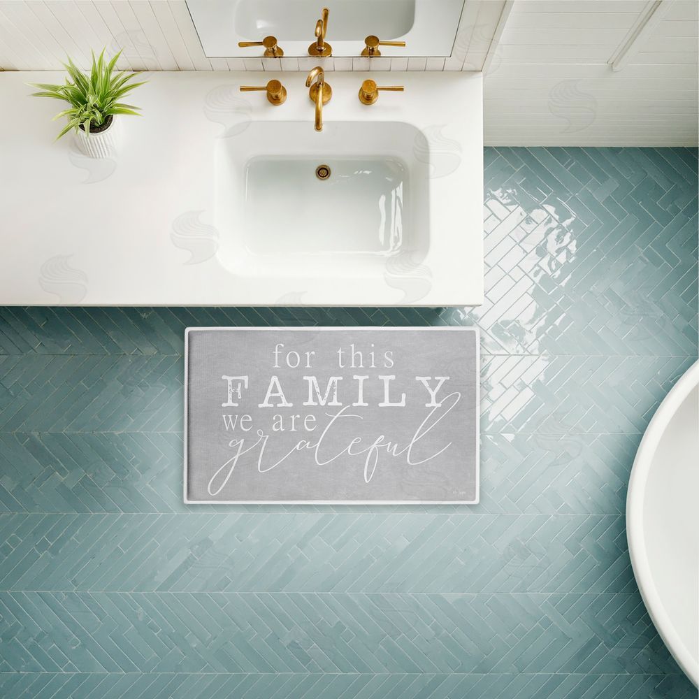 Jaxn Blvd. | For This Family Gratitude Plush Bath Mat