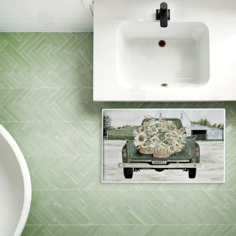 Cindy Jacobs | Country Flower Delivery Plush Bath Mat