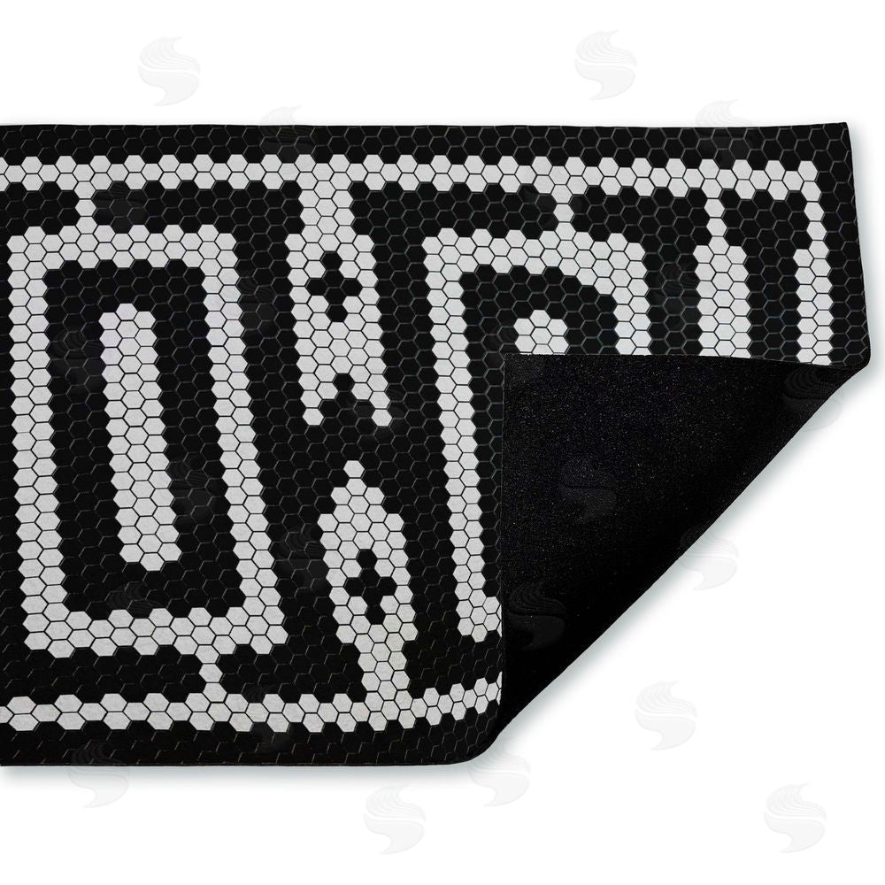 Lettered and Lined | Western Greeting Howdy Black Non-Woven Door Mat