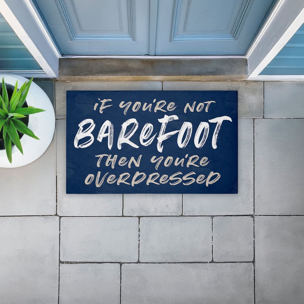 Lettered and Lined | Not Barefoot Then Overdressed Non-Woven Door Mat