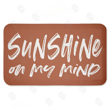 Lettered and Lined | Tan Sunshine On My Mind Anti-Fatigue Mat