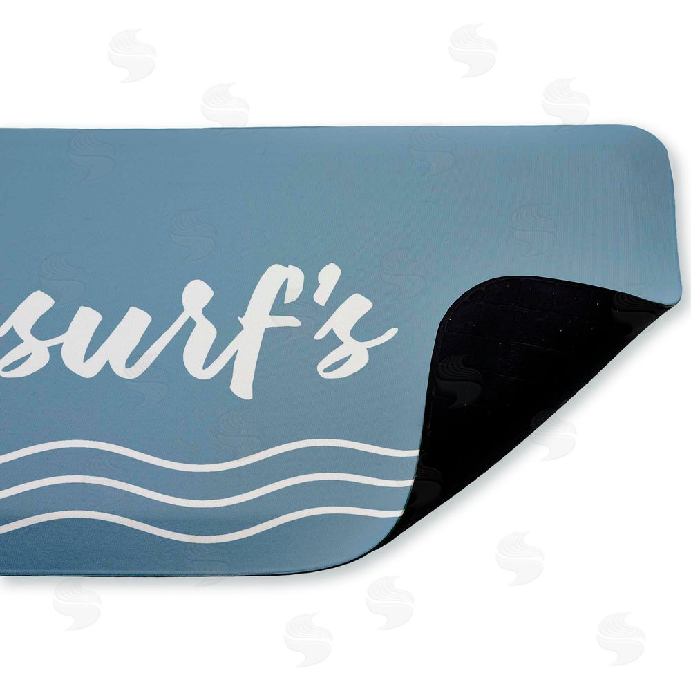 Lettered and Lined | Surf's Up over Blue Anti-Fatigue Mat