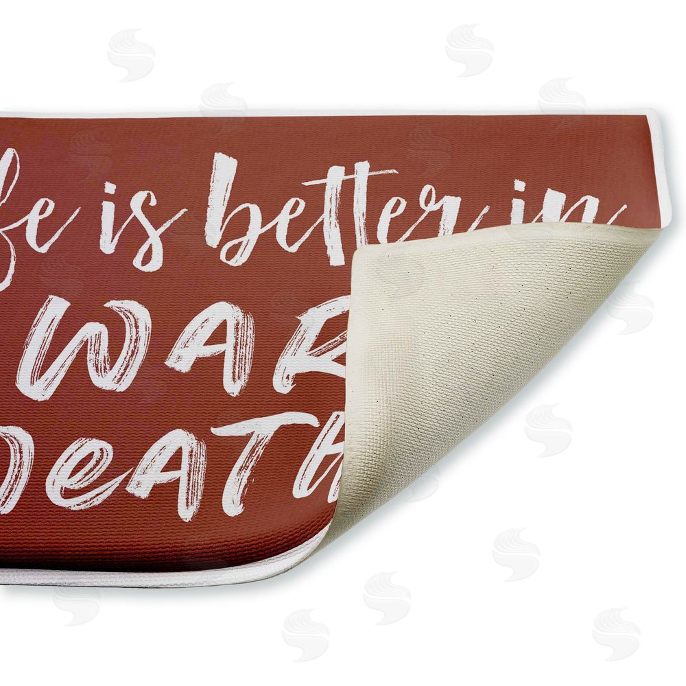 Lettered and Lined | Better In Warm Weather Plush Bath Mat