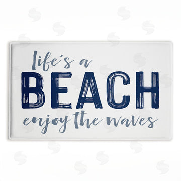 Lettered and Lined | Life's A Beach Enjoy Plush Bath Mat