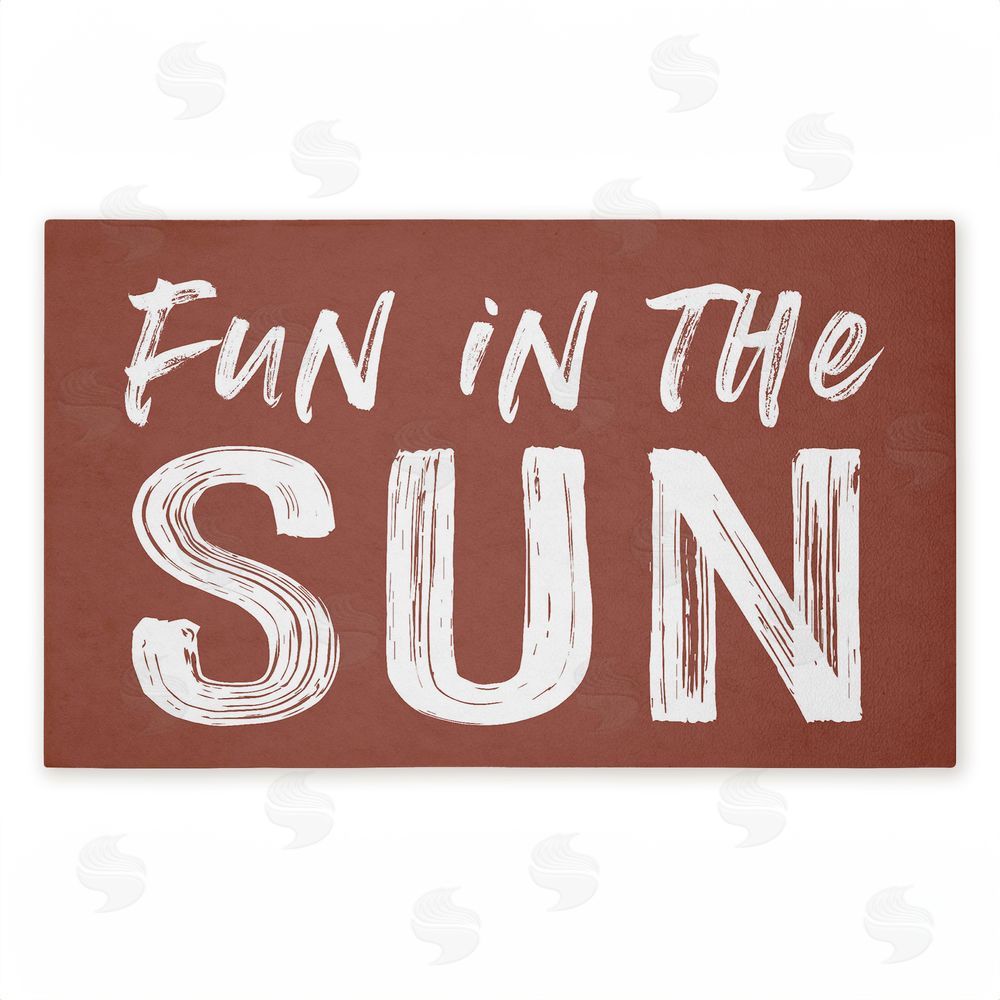 Lettered and Lined | Fun In The Sun Sentiment Non-Woven Door Mat