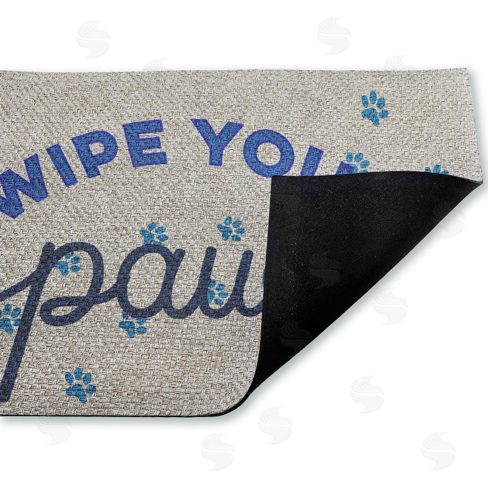 Stupell Studio | Wipe Your Paws Greeting Faux Sisal Door Mat