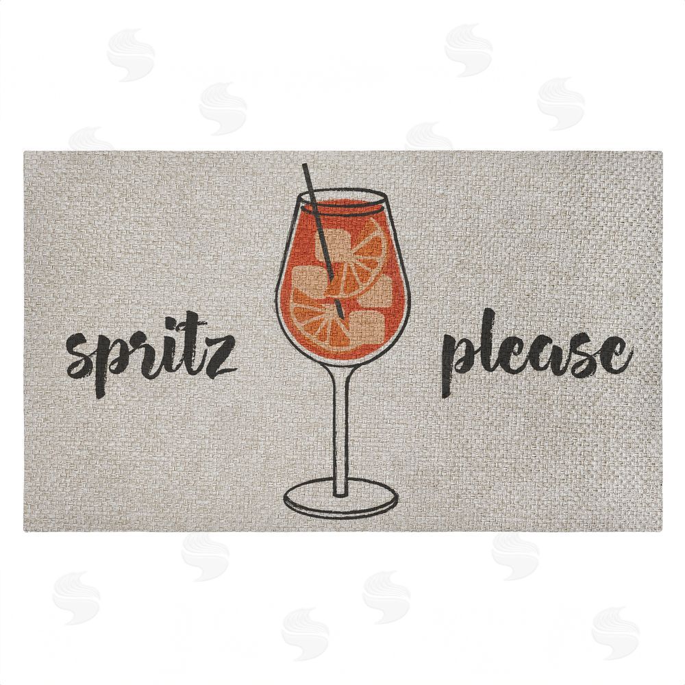 Stupell Studio | Spritz Please Kitchen Faux Sisal Door Mat