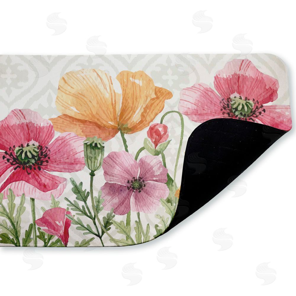 Kim Allen | Poppy Place on Geometric Anti-Fatigue Mat