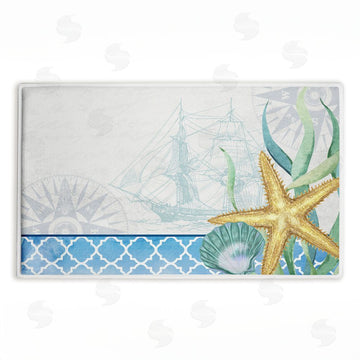 Kim Allen | Bayside Sea Life & Ship Plush Bath Mat
