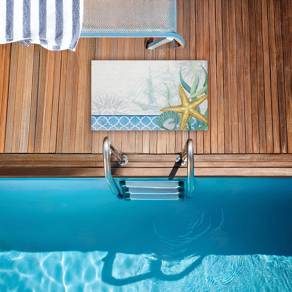 Kim Allen | Bayside Sea Life & Ship Non-Woven Door Mat