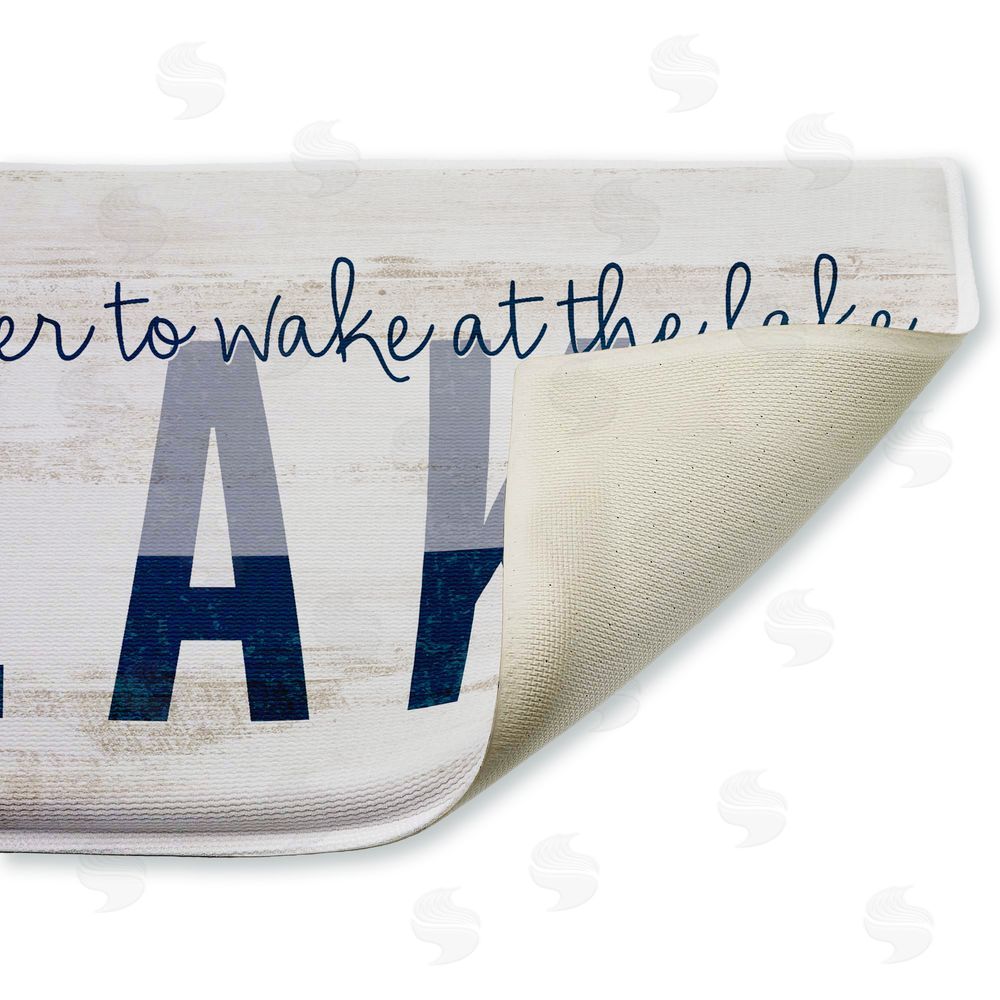 Kim Allen | Better To Wake At Lake Plush Bath Mat
